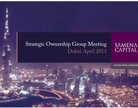 10th Strategic Ownership Group Meeting – Dubai